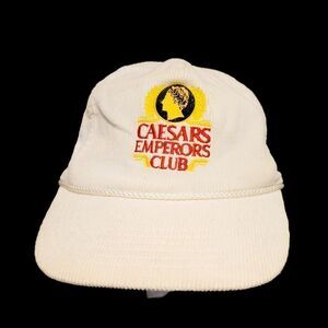 Vintage 80s White Funny Graphic Snapback Cap Hat